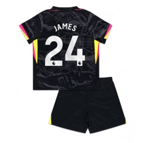 Chelsea Reece James #24 Dětské Alternativní dres komplet 2024-25 Krátký Rukáv (+ trenýrky)